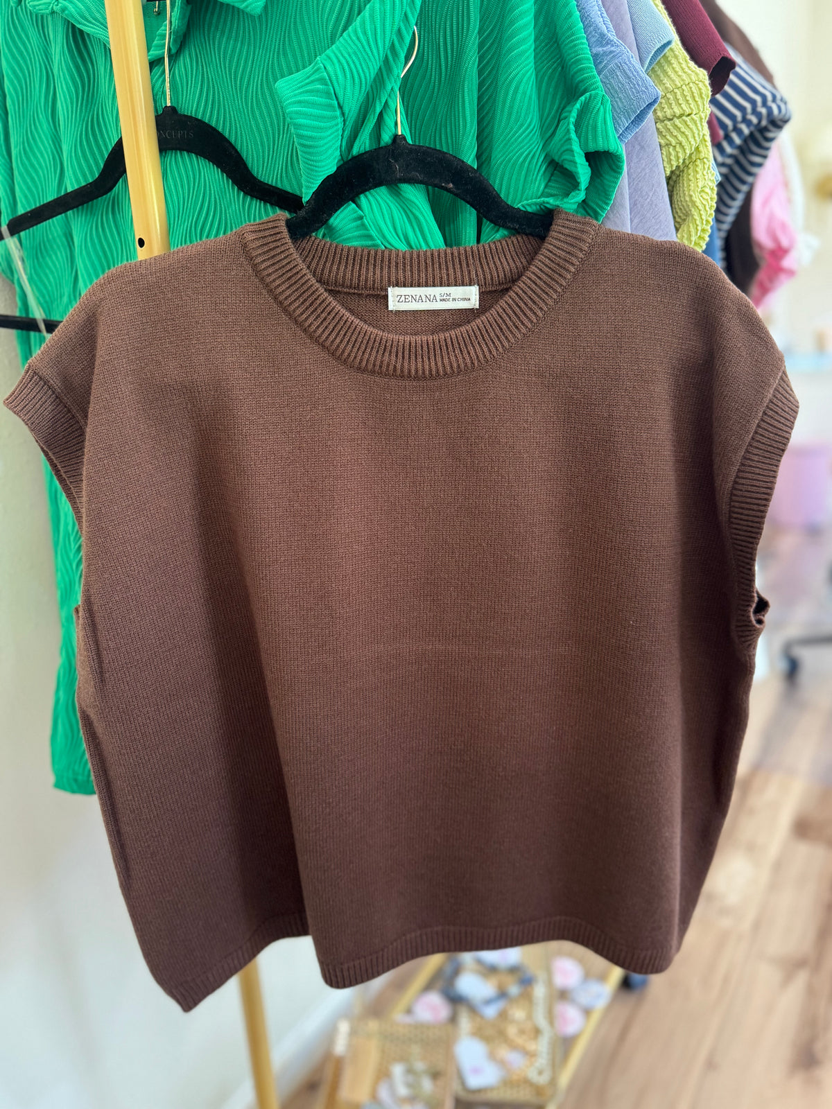 Mocha Fall Top