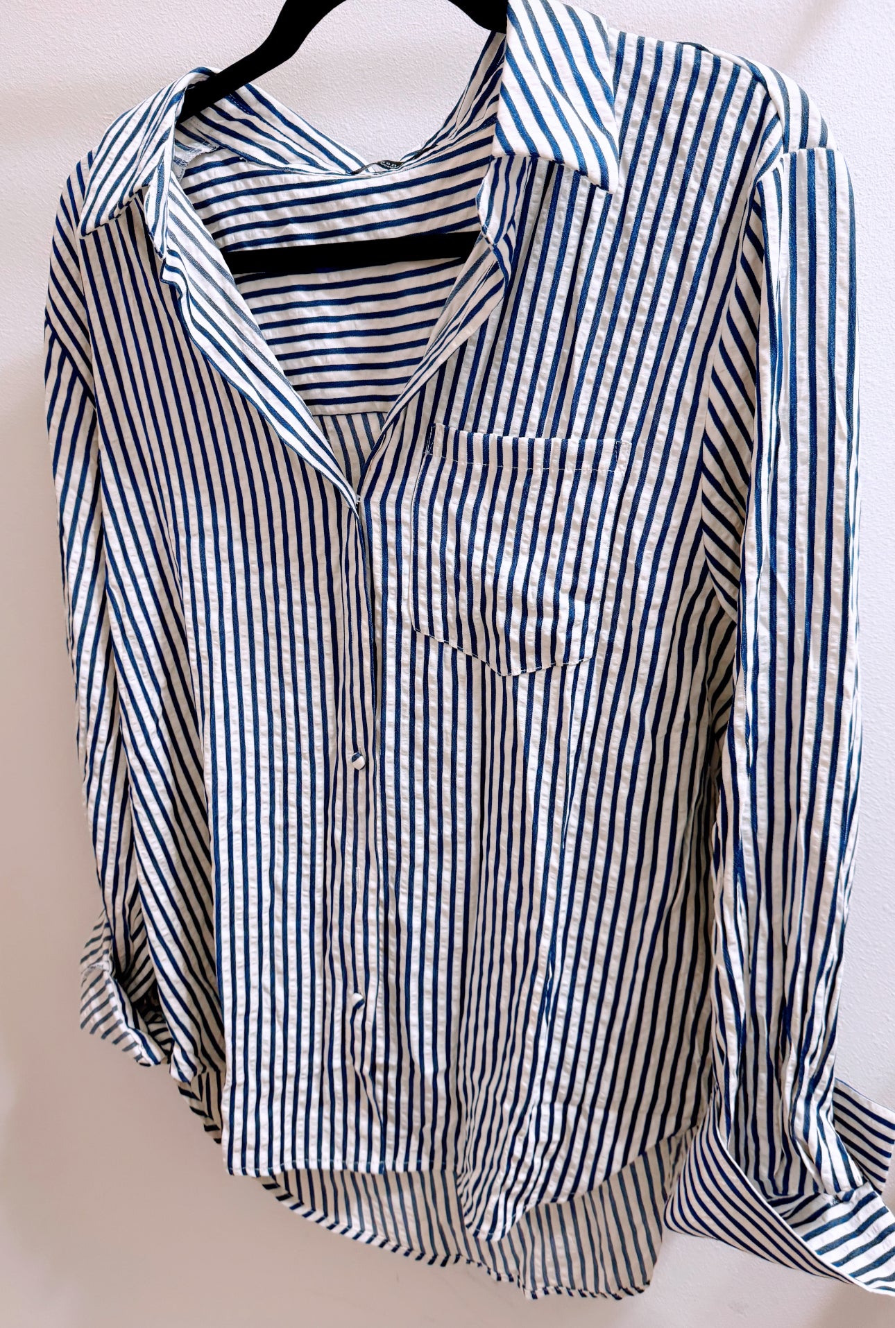 Blue Perfect Stripe Top