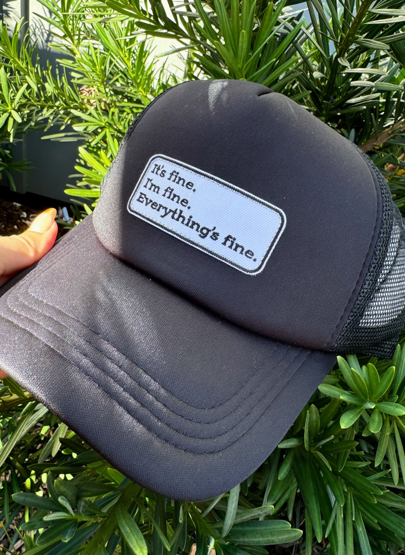 “It’s fine” trucker hat