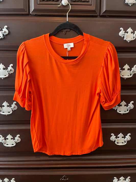 Brooke Orange Blouse