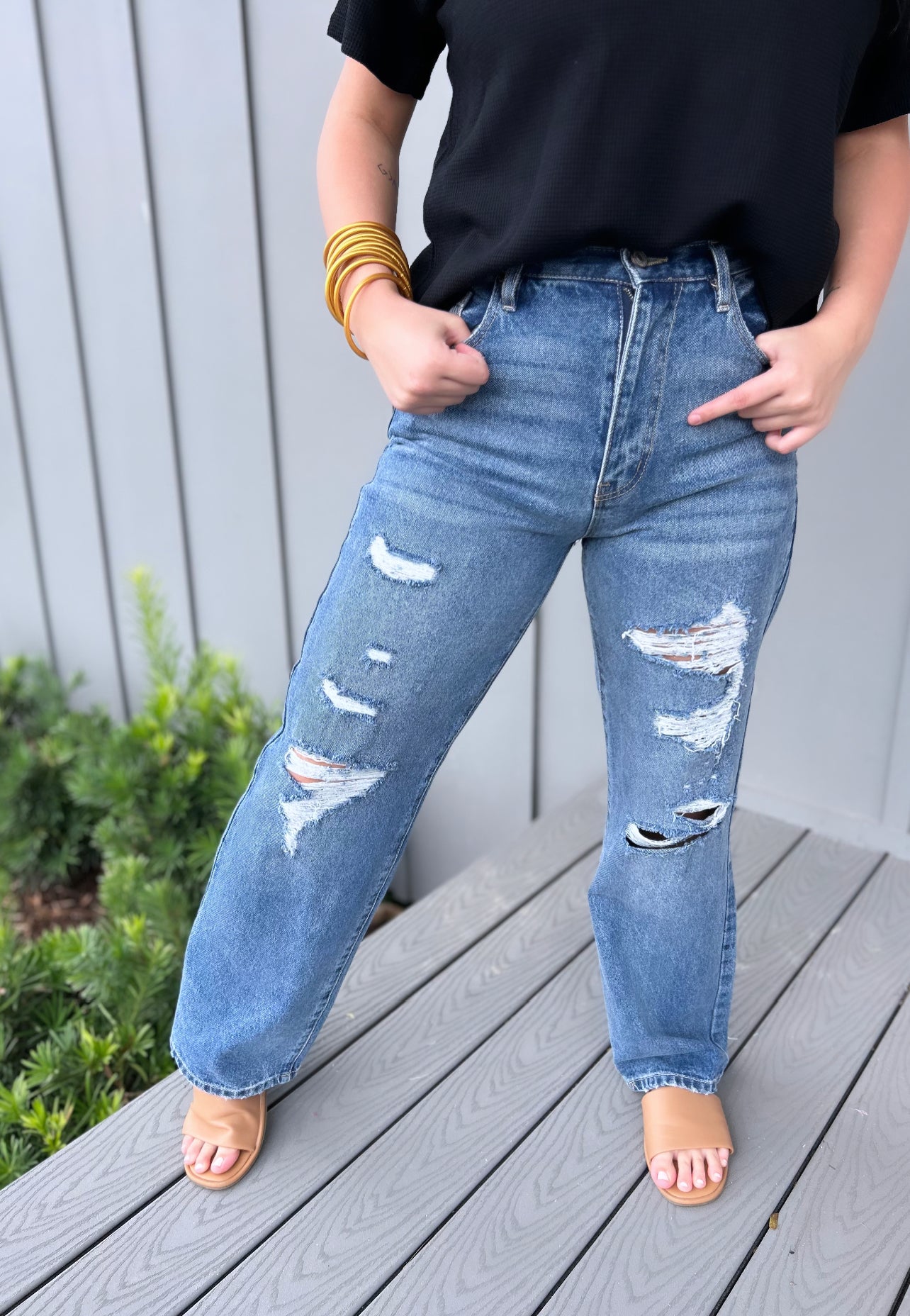 ABBY Straight Leg Jeans