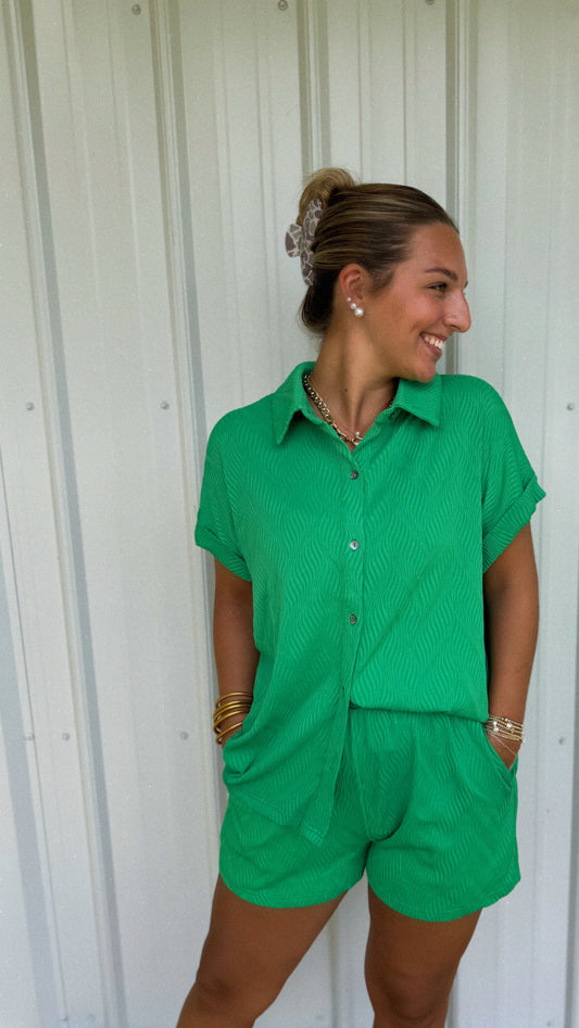 Wavy Green Set