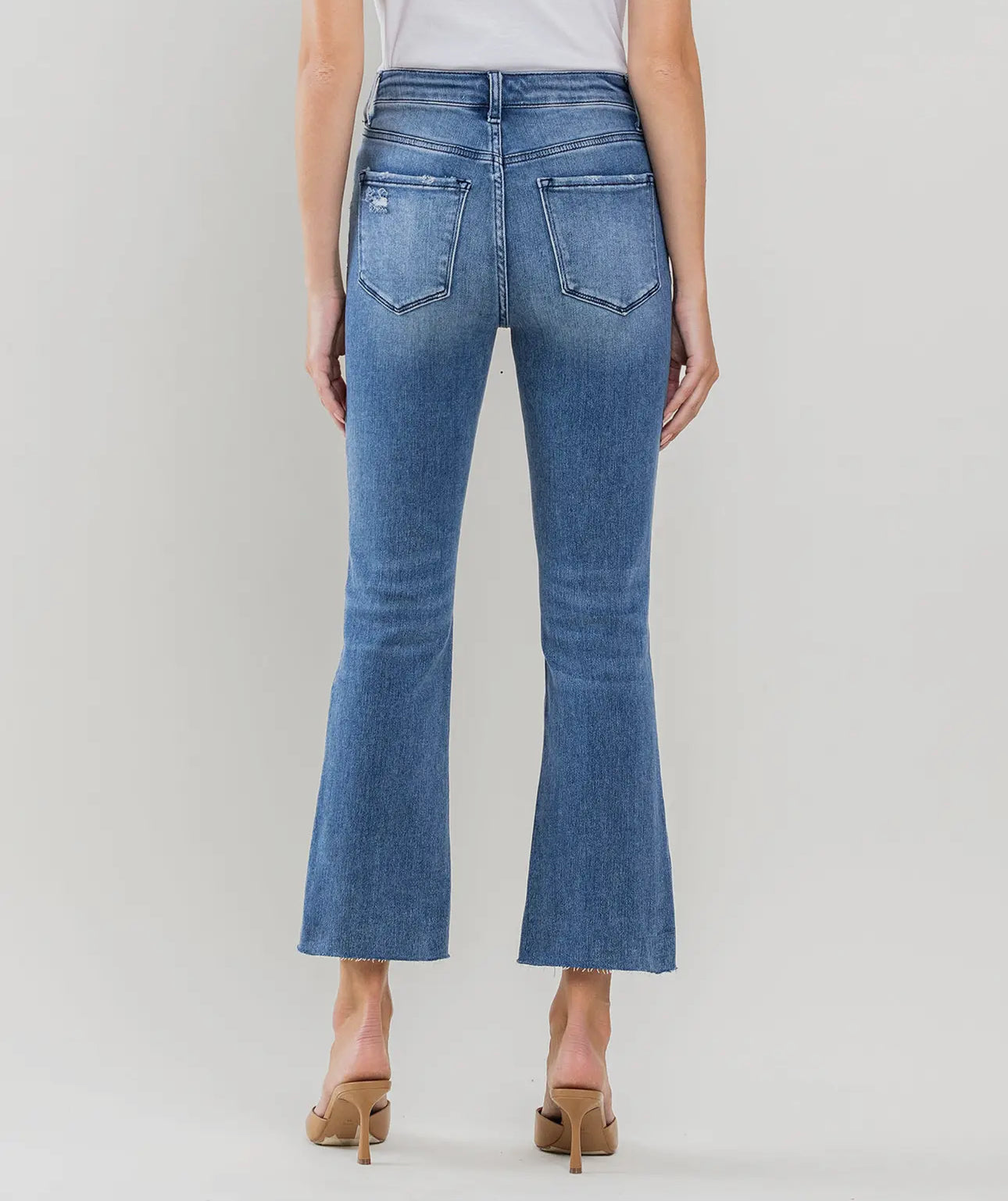 High Rise Kick Flare Jeans