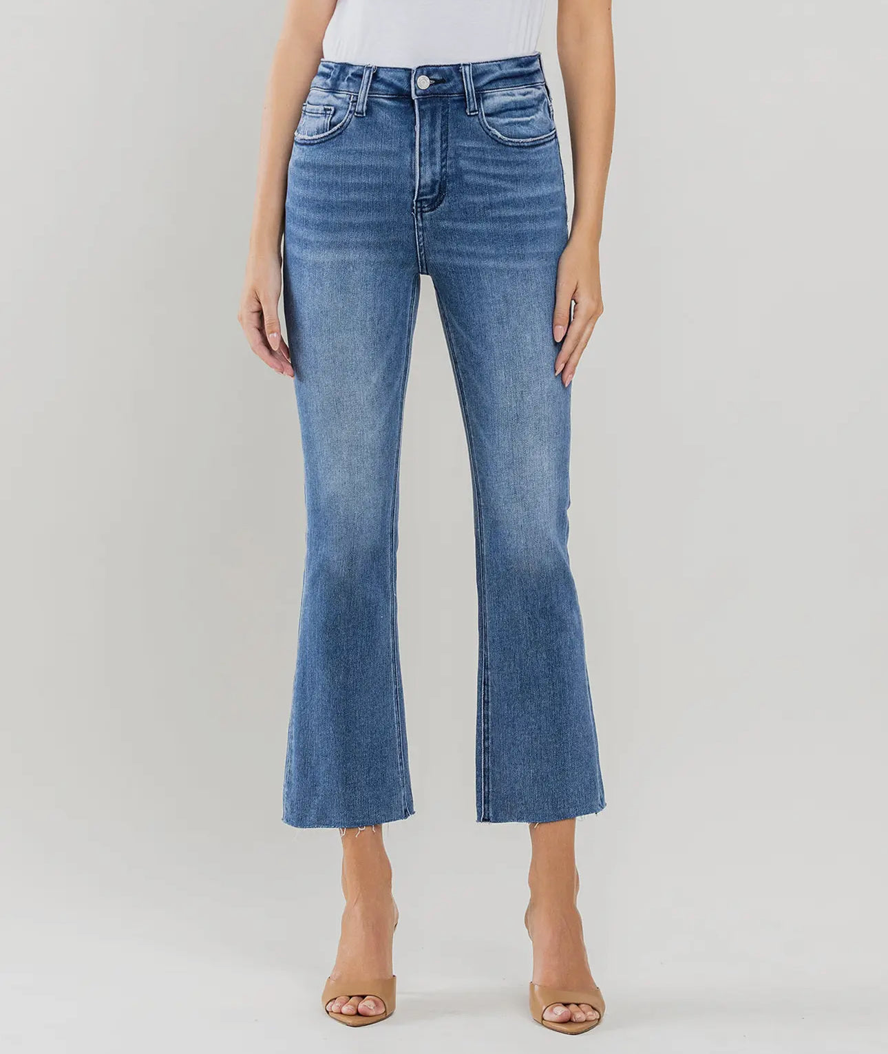 High Rise Kick Flare Jeans