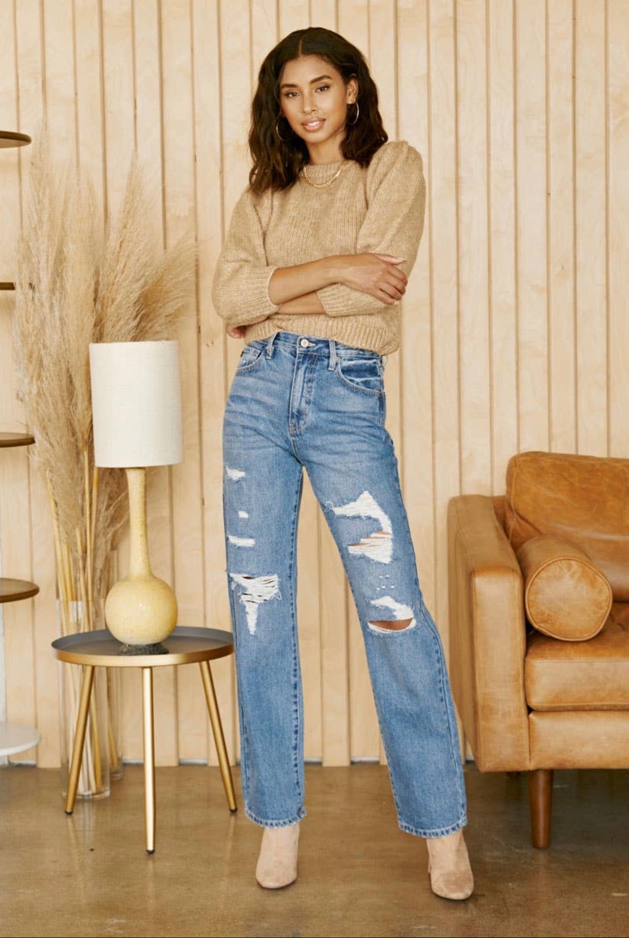 ABBY Straight Leg Jeans